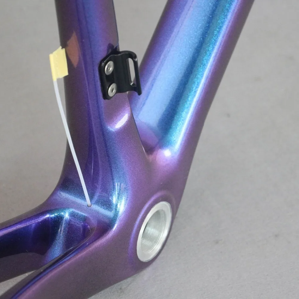 Sale Chameleon paint full carbon bike parts frame,carbon road bike frame FM208 , carbon aero road frame Di2 OEM ODM carbon bicycle 3