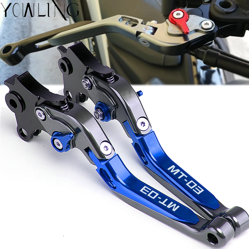 

For YAMAHA MT-03 MT03 MT 03 2015 2016 2017 2018 Brake Clutch Lever Extendable Adjustable Folding Scooter handbrake handle Levers