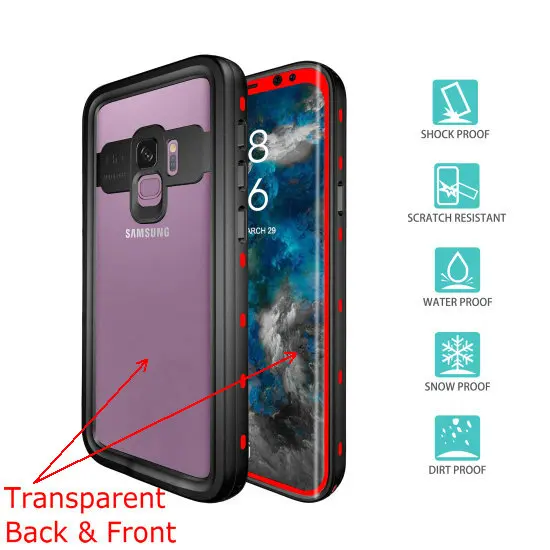 samsung s9 waterproof case (6)red__