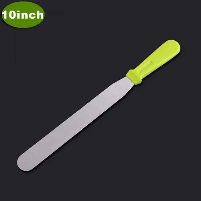 Hot Baking Pastry Spatulas Straight Stainless Steel Kitchen Butter Cream Blade Cake Bakeware Tools MDD88