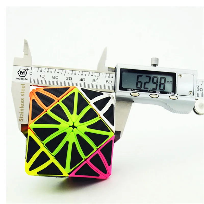 Lefun Eye Cube Candy Body с черным углеродным волокном, наклейка, магический куб, скоростная головоломка, игрушки, Cubo Magico, игрушки для детей