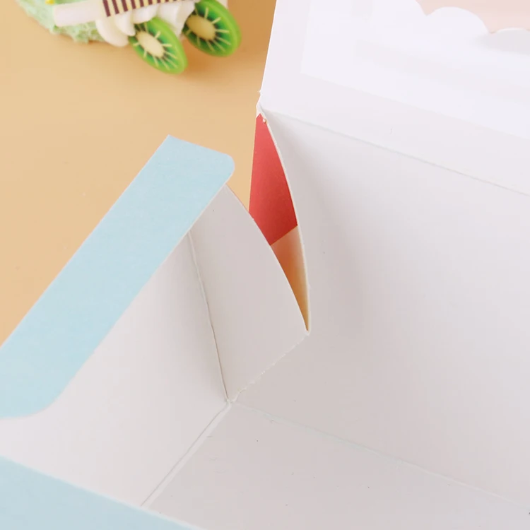 10/20 штук Бумага оконные рамы для дня рождения цирк торт крафт подарочная Бумага упаковочная коробка для еды выпечки привлекательного леденцового печенье Сделано в Китае