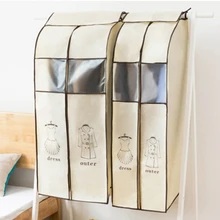 WHISM плотное покрывало для одежды сумка для одежды водонепроницаемая куртка костюм сумка на молнии чехол для одежды Чехлы для хранения одежды