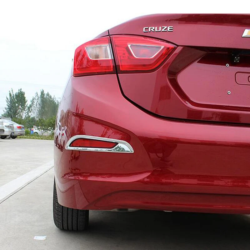 Для Chevrolet Cruze 2017 2018 ABS хромированный задний противотуманный светильник
