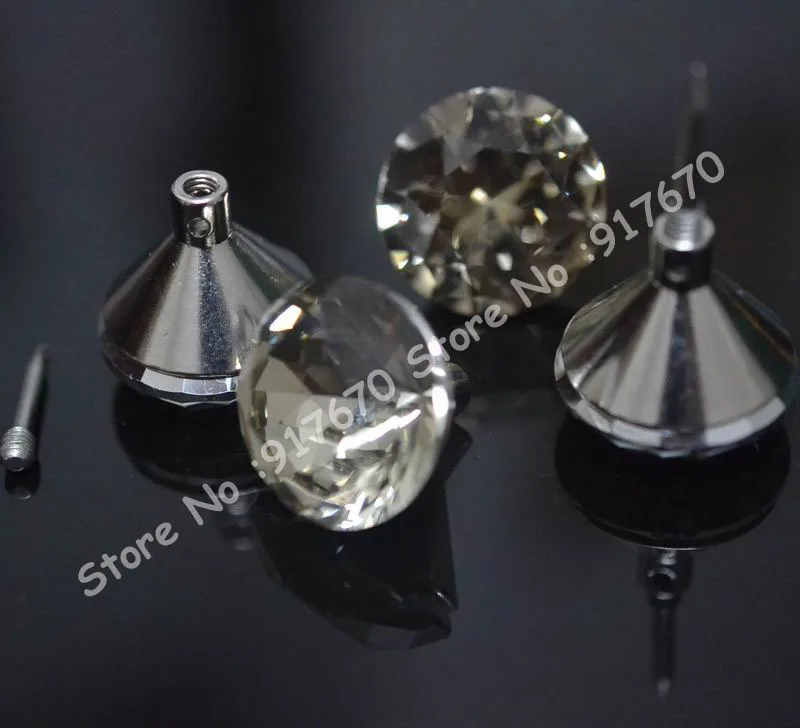 

BIG 25mm Loose Tawny Rhinestone button for sofa, crystal rhinestone with metal spikes for home decoration