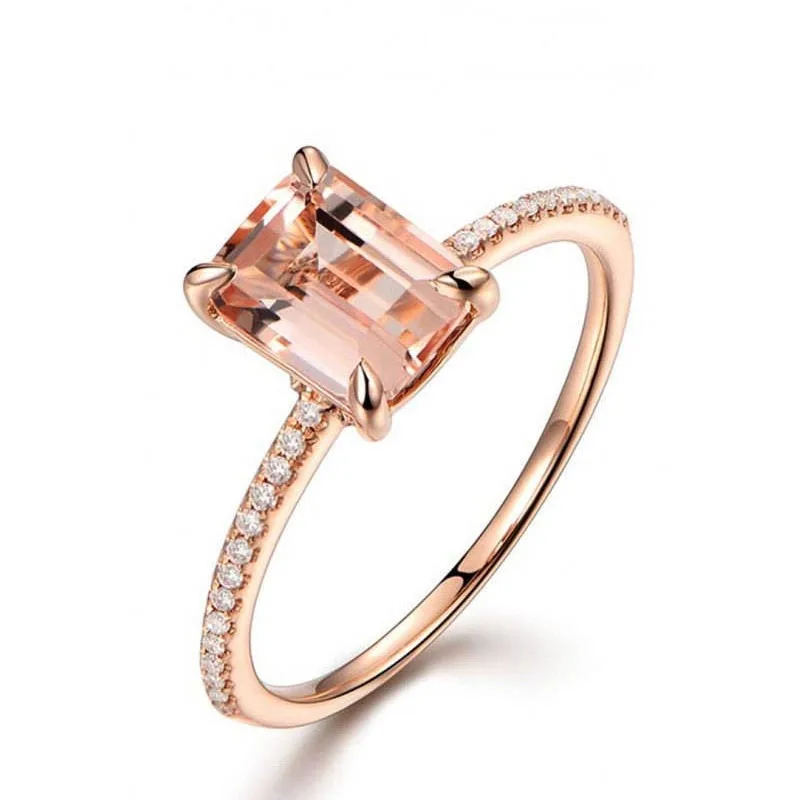 Мода Для женщин леди циркон палец кольцо обручальное Обручение кристаллы кольца подарок KQS8