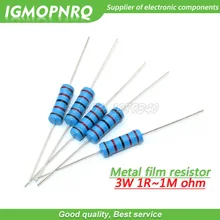 LOT OF 10 150 KOhm 3W Metal Film Resistor