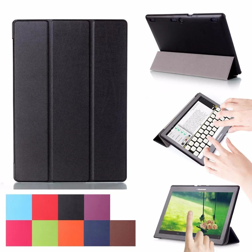 Чехол для lenovo Tab 2 A10-30, умный чехол, чехол-подставка для lenovo Tab 2, A10-70, TB2-X30F, TB2-X30L, чехол, чехол+ ручка