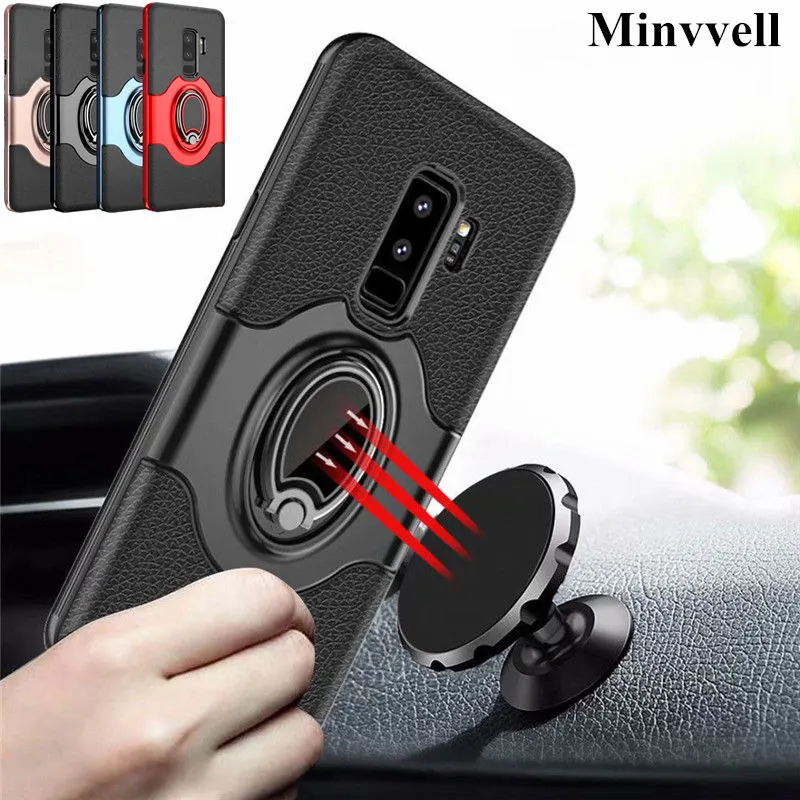 

Case for Samsung J3 J5 J7 Pro 2017 Prime Magnetic Ring Stand Cover For Samsung Galaxy S9 S8 Plus S7 Shockproof Armor Case Cover