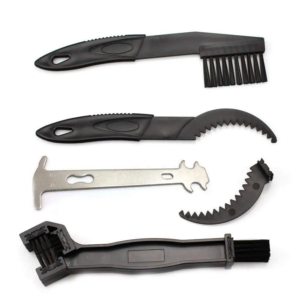 Excellent Bike Chain Cleaning Brush kit Bike Cleaning Tools with Chain Cassette Brush Chain Checker Chain Wear Indicator Tool for Bicycl 1 Excellent Bike Chain Cleaning Brush kit Bike Cleaning Tools with Chain Cassette Brush Chain Checker Chain Wear Indicator Tool for Bicycl 1