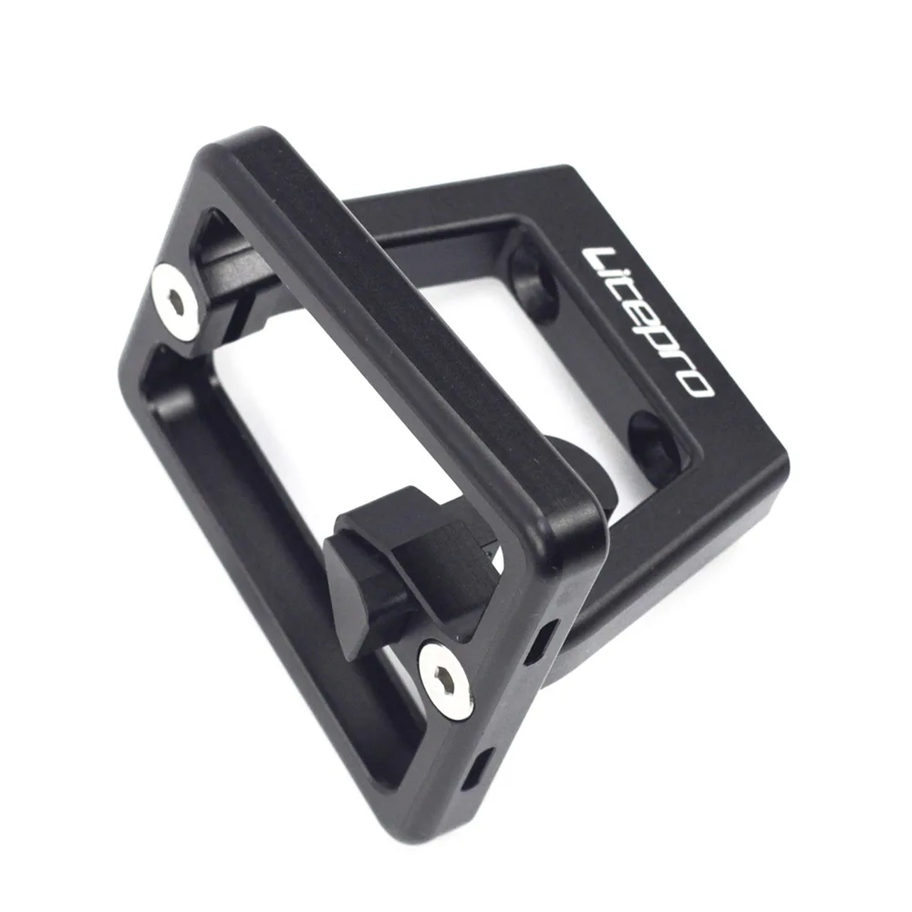 Perfect Litepro 7075 Bicycle S Bag Frame Front Carrier Block Bracket Bag Racks For Brompton Folding Bike Accessories 2 Perfect Litepro 7075 Bicycle S Bag Frame Front Carrier Block Bracket Bag Racks For Brompton Folding Bike Accessories 2