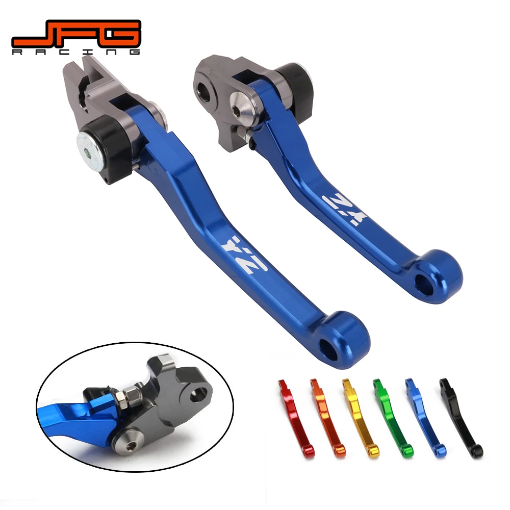 JFG RACING Dirt Bike Foldable Clutch Brake Levers Red - Compatible With Honda CRF150R CRF450R CR250R - View #4