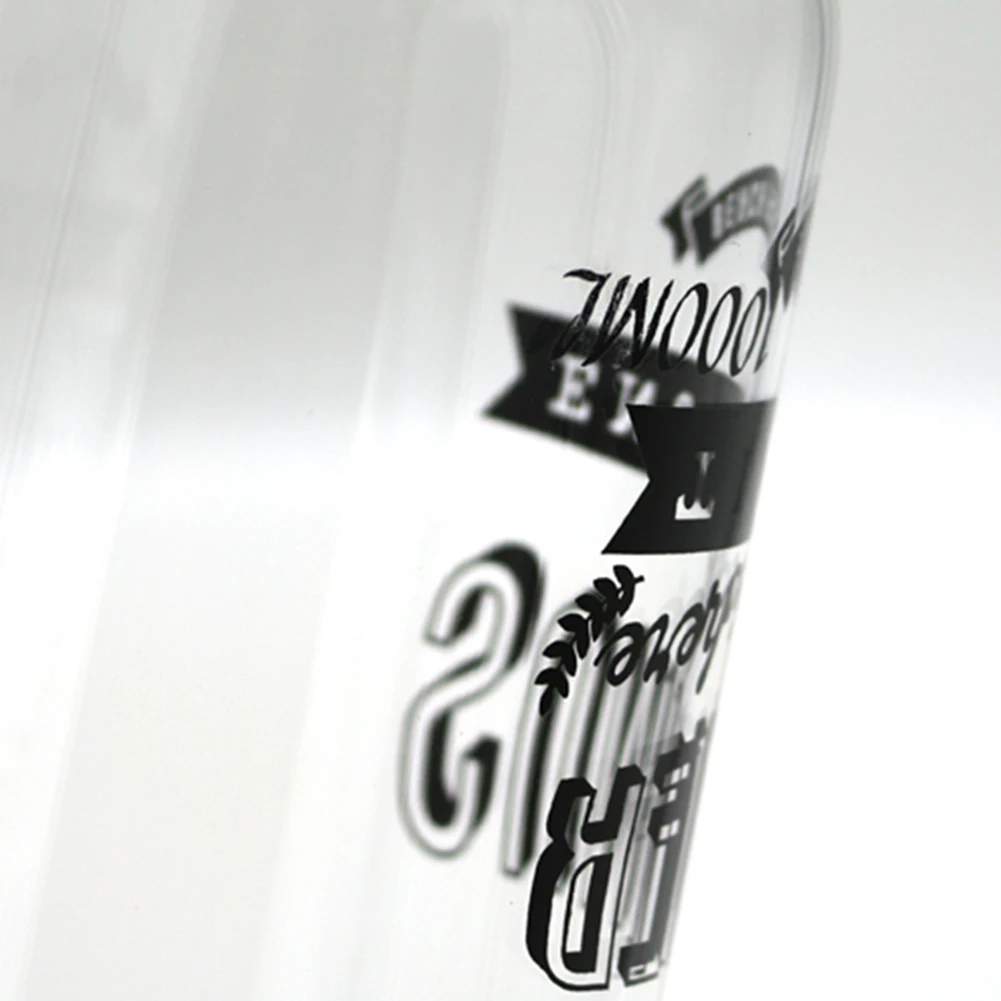 New 700ml 1000ml Big Capacity Bottle Heat Resistant Travelling Outdoor Water Glass