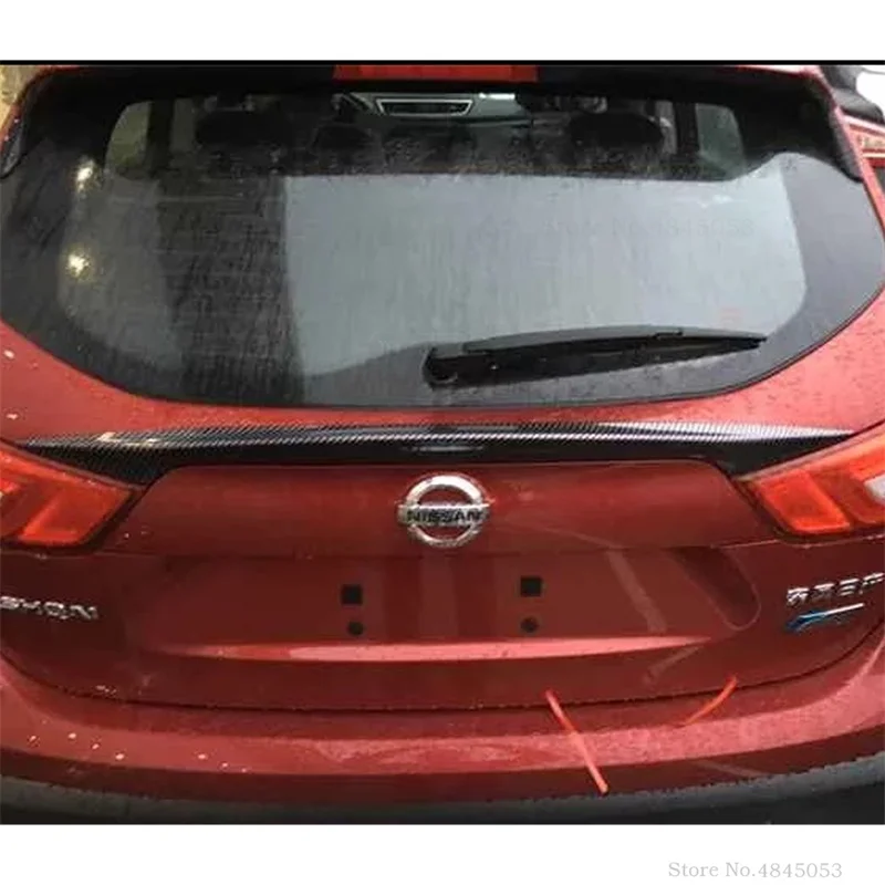 Car-Carbon-Fiber-Spoiler-Rear-Trunk-Tail-Gate-Cover-Trim-Lid-Bezel-HATCH-DOOR-Trim-Auto (2)