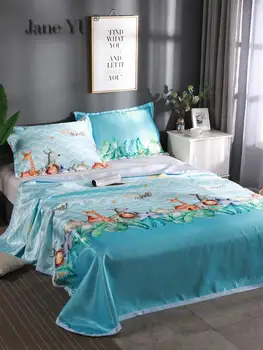 

Summer Ice Silk Mattress Three-piece Set Of 1.8m Bed Sheets 1.5m Student Dormitory Washable Foldable 1.2 Mattresses