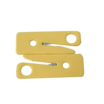 

2Pcs Seatbelt Cutter Seat Belt Cutter Safety Knife Yellow Outdoor Survival Kit For Automotive Rescue Emergency Equipment