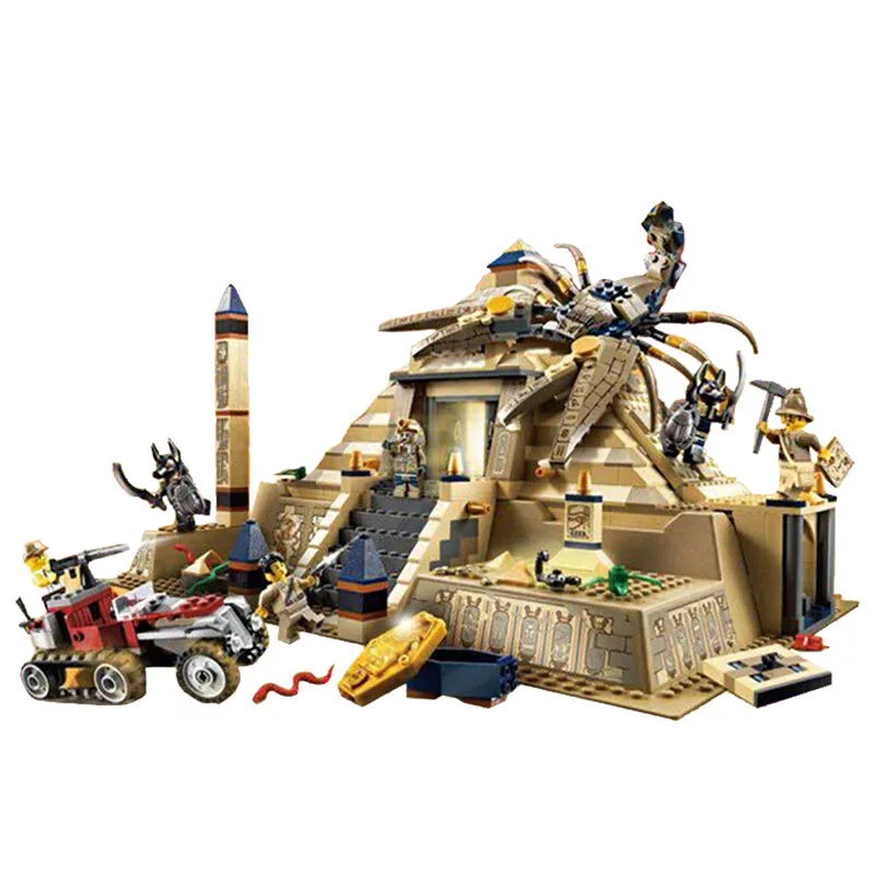 

Lepin 31001 822Pcs Egypt Pharaoh Series The Scorpion Pyramid Building Blocks Bricks Gifts Compatible 7327 DIY toys for Children