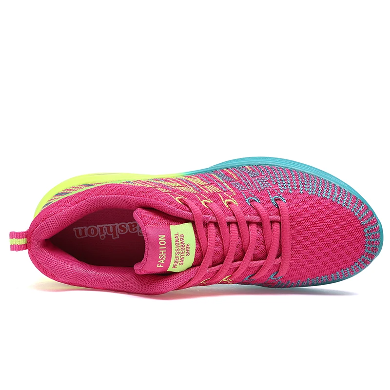 LUONTNOR/спортивная женская обувь на подушке; спортивная обувь; уличные дышащие кроссовки с розовым сетчатым верхом; женские спортивные кроссовки с амортизацией; кроссовки для бега