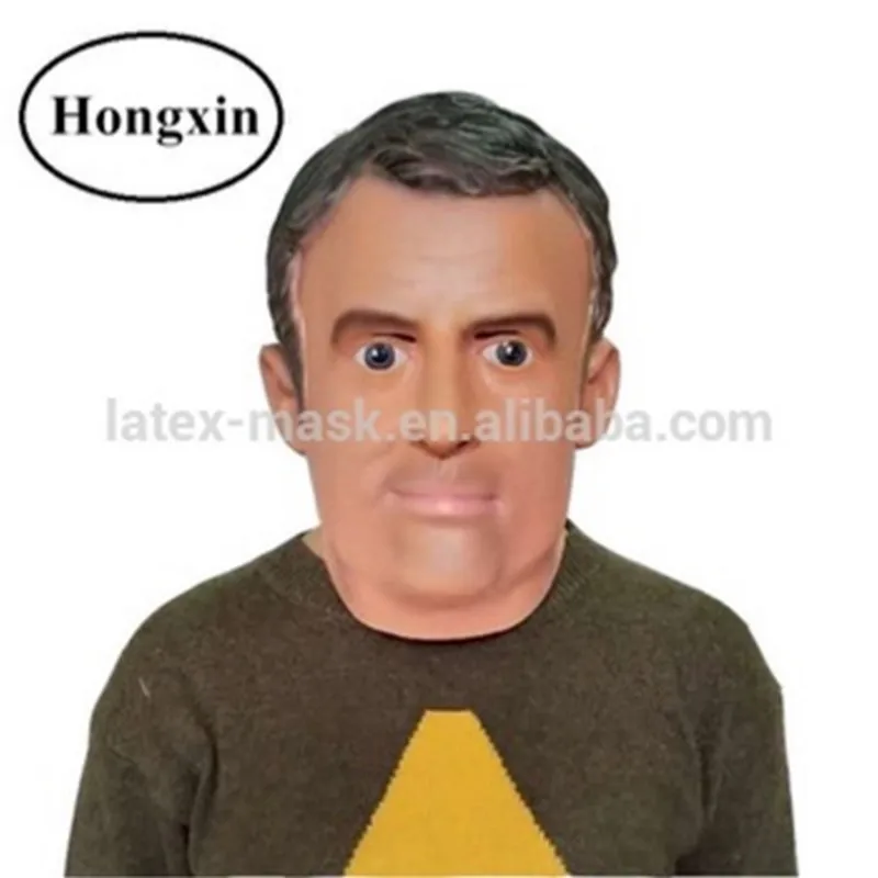 

2018 Hot Sale Realistic Latex Human Macron Mask France President Mask