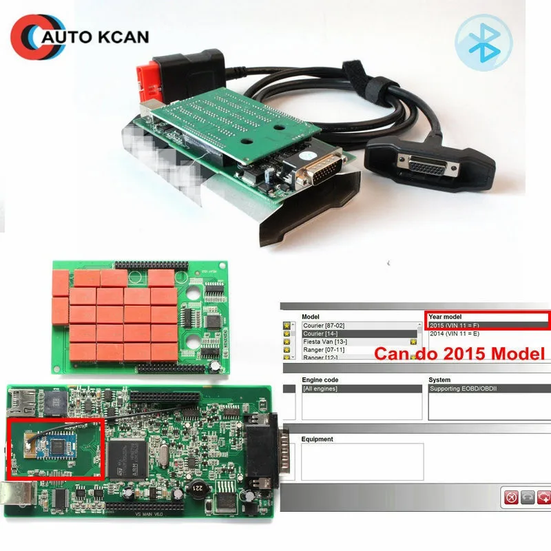 

Hot Sale 2016.R0 keygen Support More Cars Model New vci Full cdp with bluetooth OBD SCANNER WOW TCS cdp pro plus with LED 3 IN1