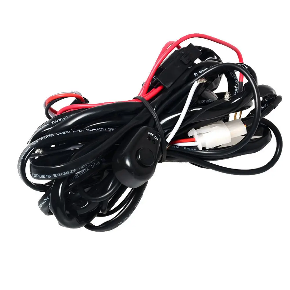 EE support 40A Laser Rocker Switch Relay Fuse Wiring Harness Kit LED Light Zombie ON OFF Car ...