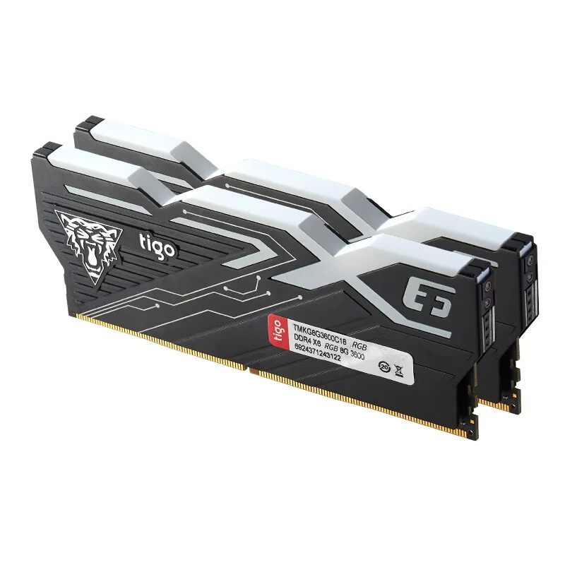 Tigo настольных игр памяти DDR4 RGB оперативной 16 ГБ 3200 мГц свет ПК Memoria для геймера DIMM 8