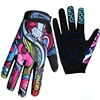 Wholesale Print Cycling Gloves Bike Bicycle Sports Full Finger  Hiking Gloves Mesh GEL Winter Gloves Women ► Photo 1/6