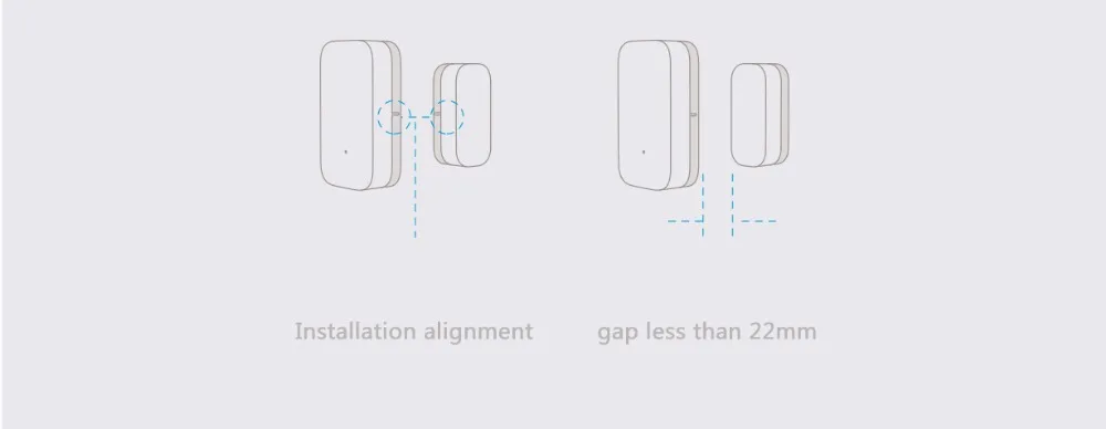 Xiao mi jia датчик окна двери mi умный дом Комплект интеллектуальная сигнализация работа с шлюзом mi jia APP xio mi Wifi Пульт дистанционного управления