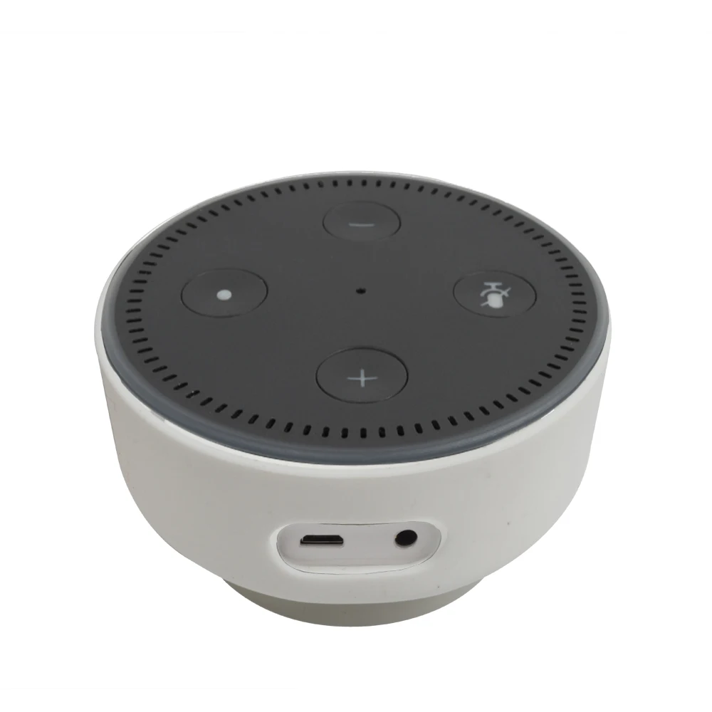 

New Silicone 8 colors Protective Soft Case Cover for Echo Dot2 Dot 2 2nd Generation Sleeve Skin Shell Cases Stand Holder