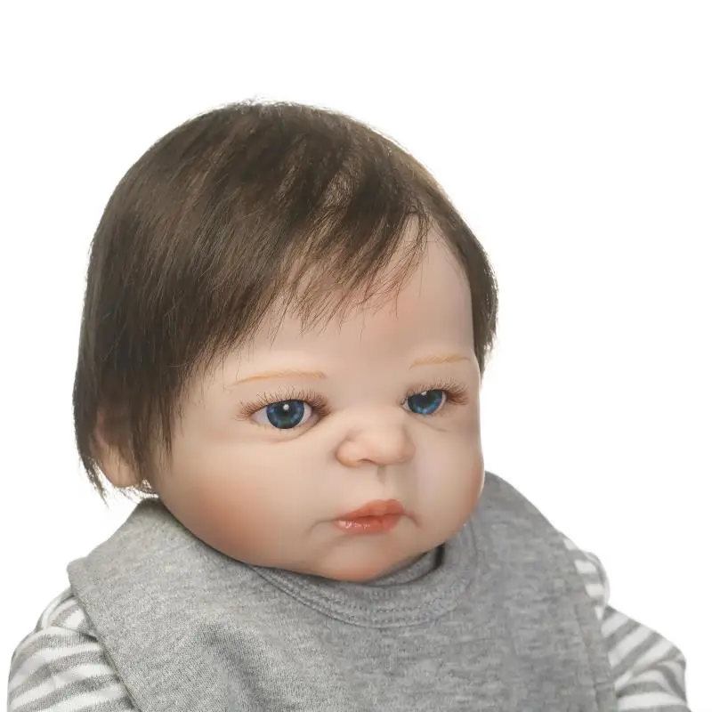 57 см NPK стиль полное тело силикон Bebe Reborn Menino Кукла Реалистичная новорожденная кукла-Мальчик Дети хороший Playmate игрушка девушки Brinquedos