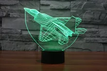 The new 7 color font b 3D b font USB creative Nightlight font b LED b