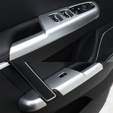 For KIA Sportage QL 2016 2017 Accessories LHD Door Window glass Lift Control Switch Panel Cover Trim Interior Decoration 4pcs for kia sportage 2010 2014 stainless steel auto up bottom door window trim decoration surround windows frame strips 8pcs set