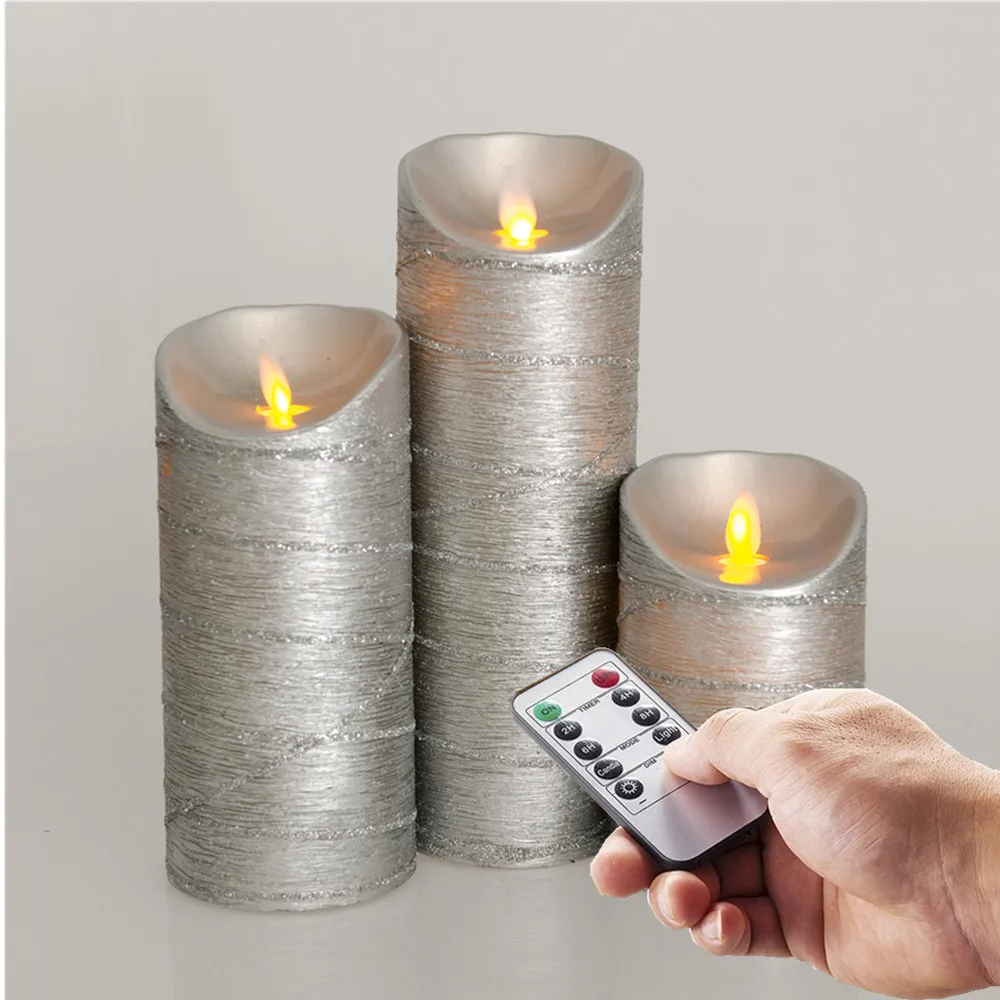 Remote Control LED Electronic Flameless Candle Lights Simulation Flame