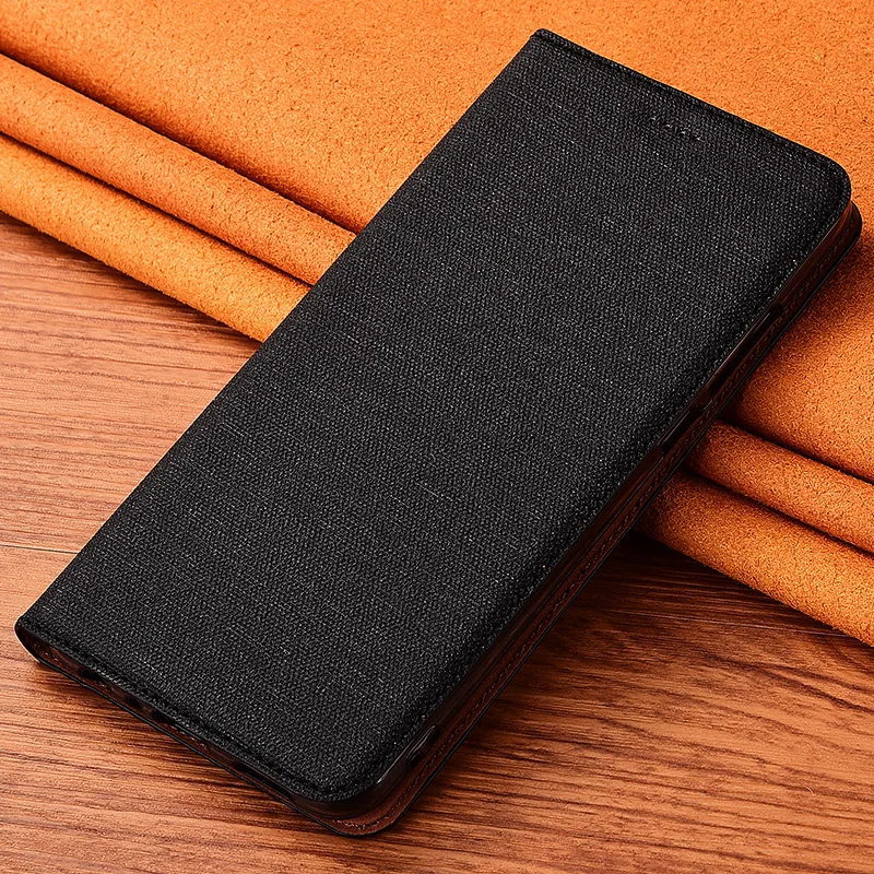 Черный Дизайнерский чехол для ASUS Zenfone Max Pro M2 ZB631KL ZB633KL ZB634KL Магнитный Флип-стенд Ретро чехол для телефона - Цвет: Черный