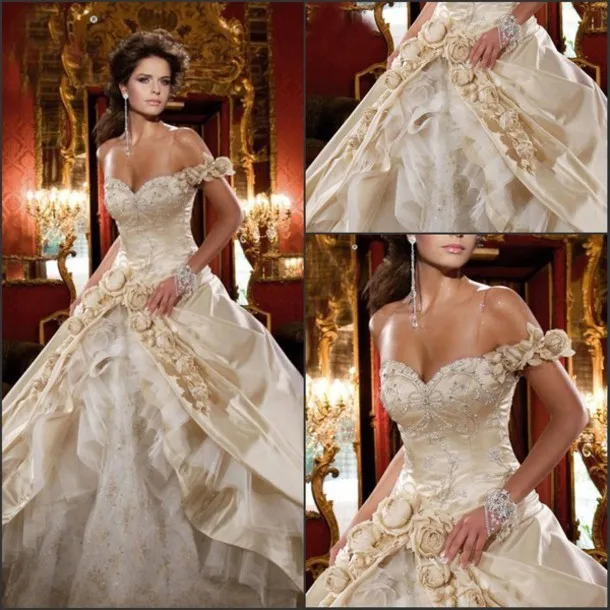 Gold Ball Gowns