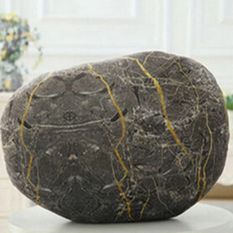 

Home Decor Creative 3D Simulation Stone Cushion Newyear Gifts Living Room Pillows Colorful Country Road Pebble Floor Cushions