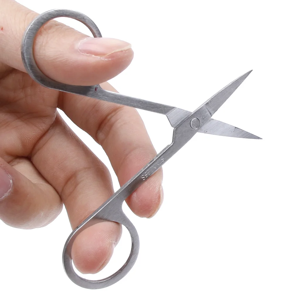 1 шт. ножницы для стрижки бровей из нержавеющей стали, бритва для бровей, нож для удаления волос, инструменты для макияжа