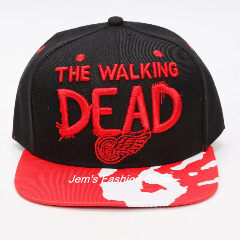 The Walking Dead шляпа Регулируемый Бейсбол шапки холст вышивка хип-хоп Snapback Зонт Шапки