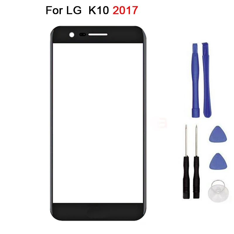 10 шт./лот для LG K10 2017 X400 M250 m250f LV5 Переднее стекло 5 3 &quotсенсорный экран Сенсорная