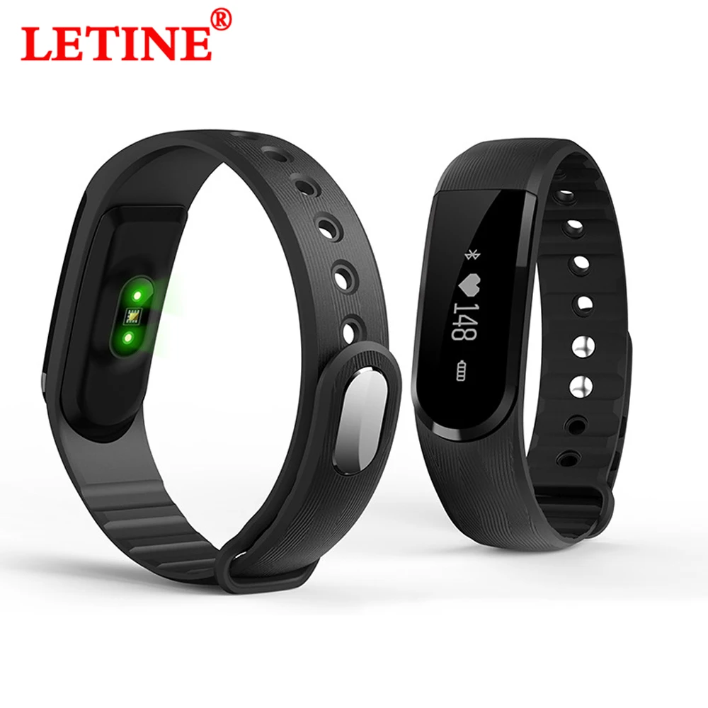 

LETINE ID101 Smart Bracelet Alarm Clock Heart Rate Monitor Pedometer for Android iOS reloj cuenta calorias Wristband y pasos