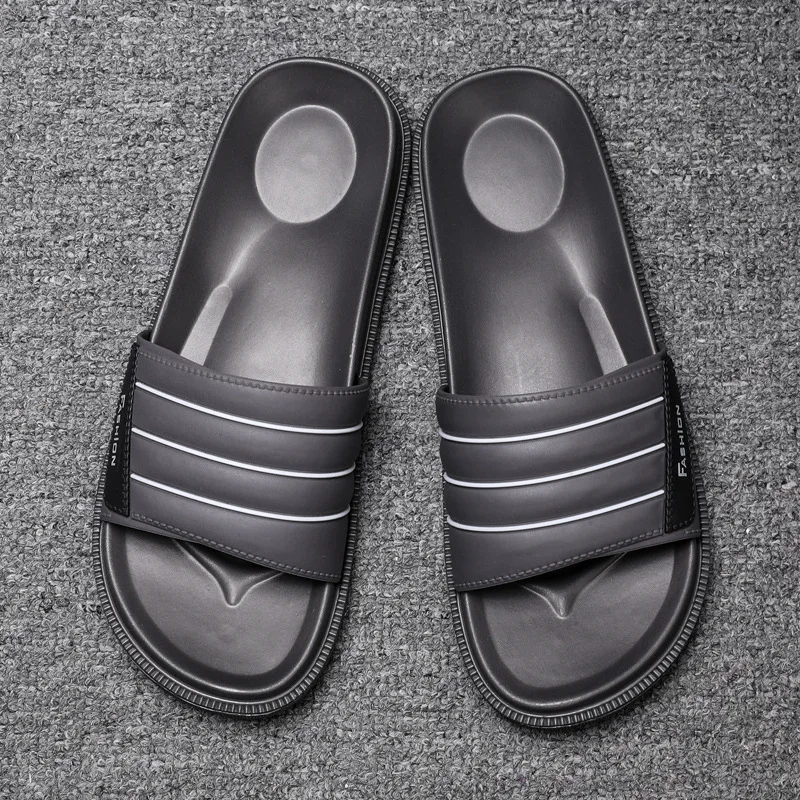 Mazefeng Мужская обувь креативные хлопковые тканевые Тапочки для ванной, на плоской подошве Летние босоножки Повседневное Для мужчин; нескользящие Вьетнамки; пляжная обувь