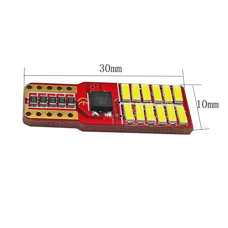 T10 bulb led 194 T10 led canbus t10 24SMD 4014 car LED signal light canbus error free led parking car styling Fog lamp1