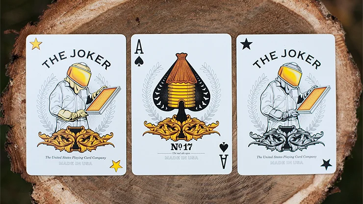 Honeybee V2 Playing Cards (Black) 4