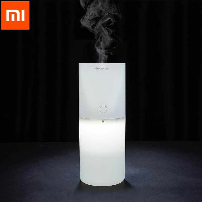 

Original Xiaomi Guildford tabletop Humidifier 320ML protable quiet Air Purifying with Night light for Air-conditioned household