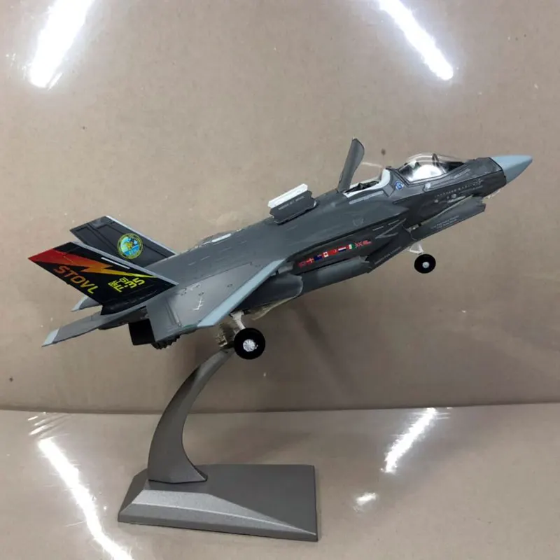 WLTK 1/72 масштаб военная модель игрушки F-35B молния II Joint Strike Fighter BF-01 STOVL литой металлический самолет модель игрушки для подарка