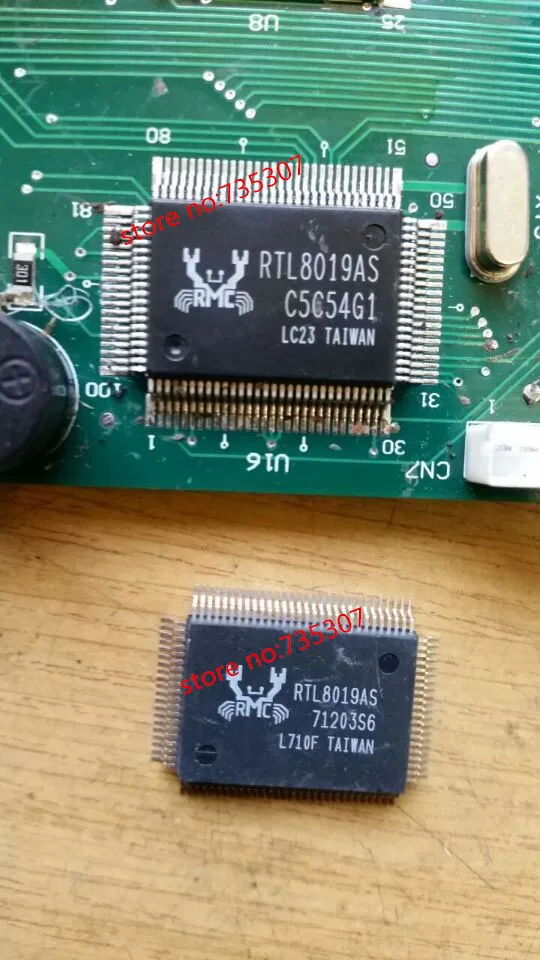 10 шт./лот новый оригинальный чип sm100 ethernet RTL8019AS | Компьютеры и офис