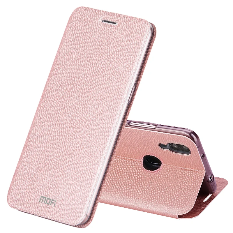 

5 Colors Original New Brand Fashion Girl Flip Cover For Xiaomi Redmi 7 Redmi7 6.26'' PU + Soft TPU Back Leather Case