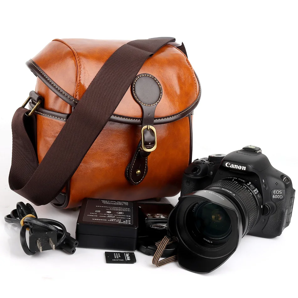 Waterproof Retro DSLR Camera Bag Case For Nikon P900 B700 B500 J5 D750