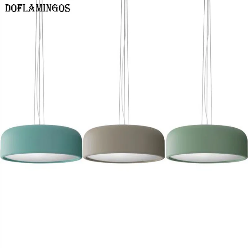 

NEW Nordic Style Four-color Color Pendant Light 200cm wire E27*3 Iron indoor Decoration Hanging Lamp For Restaurant Luminarias