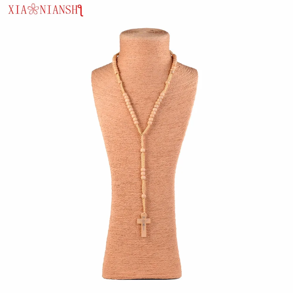 Ожерелье из католического розария с крестом бусин|cross vintage|crucifix crossrosary necklace |